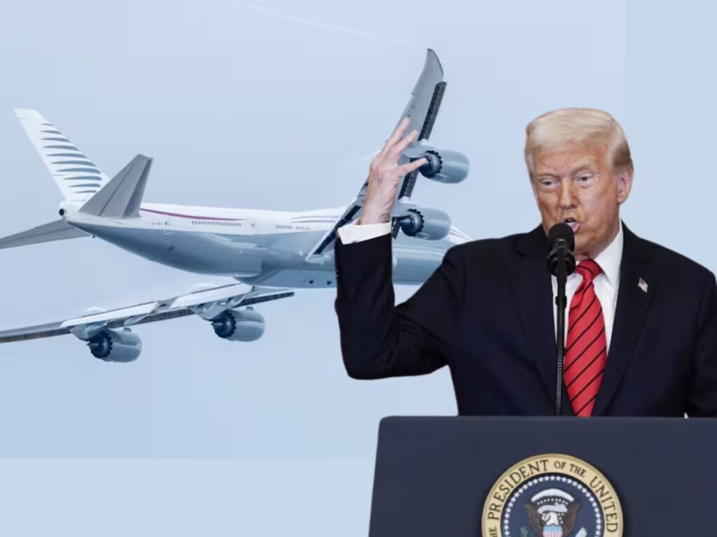 Polémica en Washington: el Pentágono acepta avión de lujo regalado por Qatar a Trump