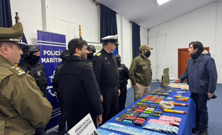 Desmantelan red de narcotráfico en puertos de Punta Arenas tras extensa investigación