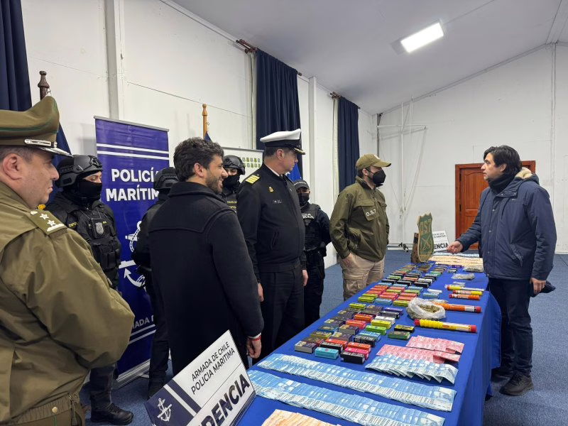 Desmantelan red de narcotráfico en puertos de Punta Arenas tras extensa investigación