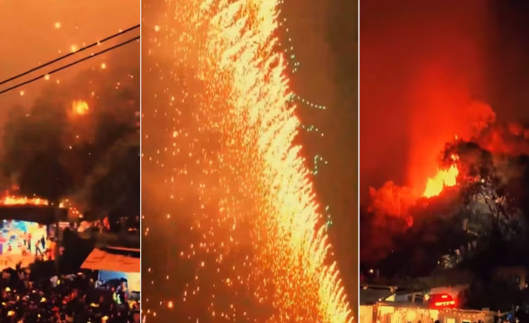 Caos y pánico en Liuyang: un show de drones termina en desastre durante las celebraciones por el Día Nacional de China