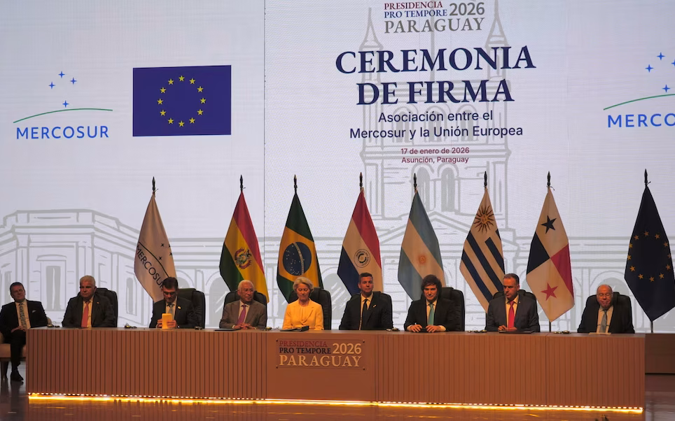 Mercosur y Unión Europea concretan acuerdo histórico en Asunción con Milei como protagonista