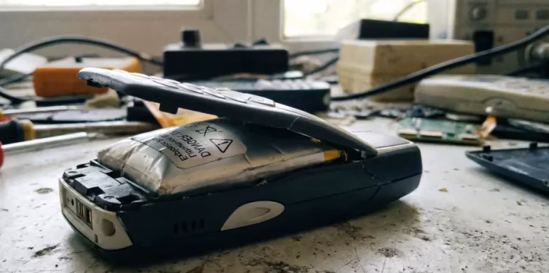 Guardar celulares antiguos en casa puede ser peligroso. Expertos alertan sobre baterías hinchadas, fugas químicas y riesgo de incendios por teléfonos en desuso.