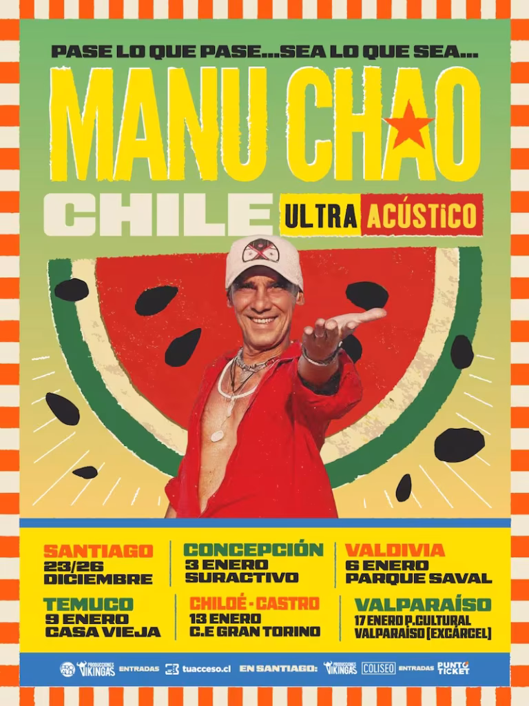 El día en que Manu Chao transformó La Pintana en una fiesta solidaria y desbordada