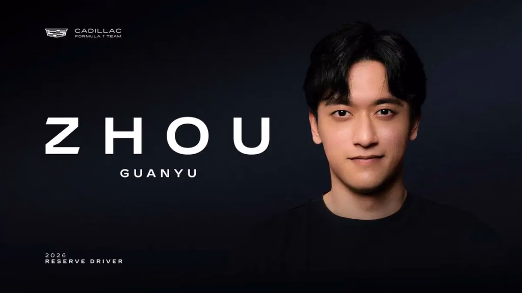 Cadillac confirma a Zhou Guanyu y completa su alineación para debutar en la Fórmula 1 en 2026