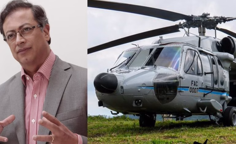 Petro afirma que frustró un presunto atentado contra su helicóptero y denuncia nuevas amenazas
