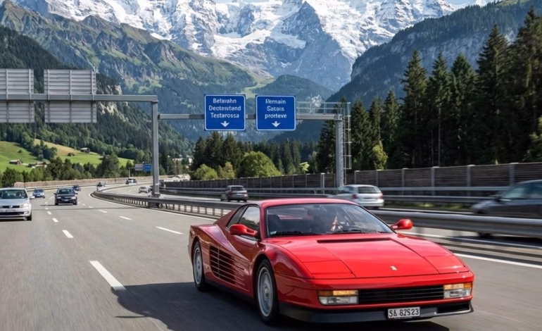 La multa de tránsito más cara de la historia: conductor de Ferrari tuvo que pagar casi 300 mil dólares
