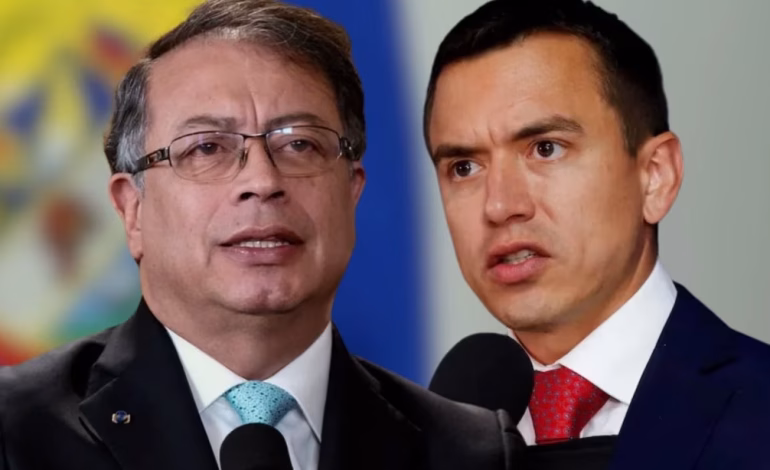 Tensión al límite: Ecuador responde con dureza a Petro y crece el conflicto en la frontera