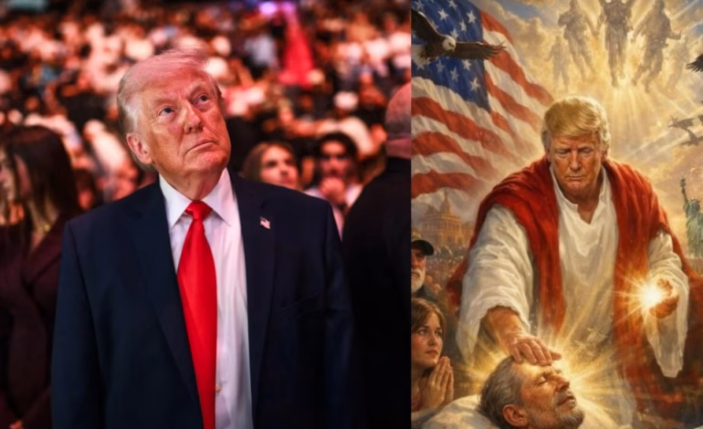 Donald Trump desata polémica por imagen como Jesús y responde: “Pensé que era yo como médico”