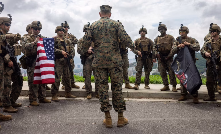 EEUU despliega operativo militar en Caracas y reafirma su apoyo a una “Venezuela libre”