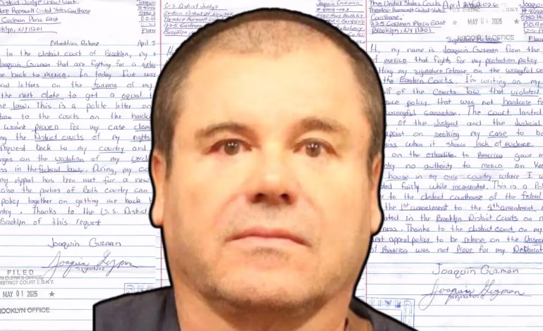“El Chapo” Guzmán solicita ser extraditado a México y denuncia un “castigo cruel” en EEUU