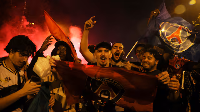 Celebraciones y disturbios marcan la victoria del PSG en la final de la Champions